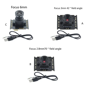 1-Мегапиксельный Модуль камеры OV9726 с фокусным расстоянием 3/2,8/6 мм, USB, бесплатный драйвер, Ручная фокусировка, 1280х720, Объектив камеры в сборе