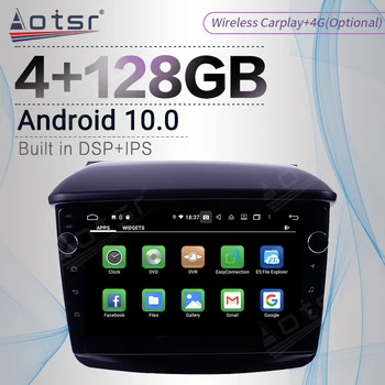 128 ГБ Для Mitsubishi Pajero Sport 2 L200 Triton 2008-2016 Android Магнитола Автомобильный Мультимедийный плеер Стерео головное устройство GPS