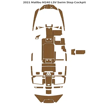 2021 Malibu M240 LSV Платформа для Плавания Кокпит Коврик Для Лодки EVA Пенопласт Палуба Из Тикового дерева Коврик Для Пола