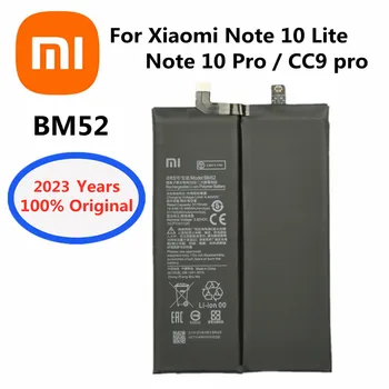 2023 Года Новый 100% Оригинальный Аккумулятор Для Xiaomi Mi Note 10 Lite 10Lite/Note 10 Pro 10Pro/CC9 Pro BM52 5260 мАч Телефон Bateria