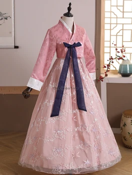2023 традиционная корейская одежда для женщин придворный национальный костюм ханбок сценическое танцевальное платье корейское свадебное восточное танцевальное платье