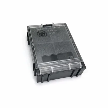 4 шт., Мини-коробка для хранения электронных компонентов SMD SMT, 4 решетки/блока 84x61x19 мм, черный цвет