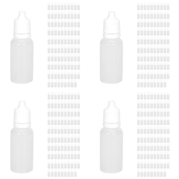400ШТ 15 мл Пустые пластиковые Бутылки-Капельницы для жидкости для глаз, Бутылки для многоразового использования