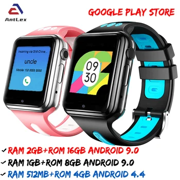 Android 9.0 Smart 4G Удаленная камера GPS WI-Fi, Отслеживание местоположения детей, студентов, Google Play, Bluetooth, умные часы, видеозвонок, телефонные часы