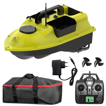 GPS Рыболовная лодка-приманка с 3 контейнерами для приманки, Автоматическая лодка-приманка с дистанционным управлением 400-500 м, рыболовная лодка-приманка с сумкой для хранения