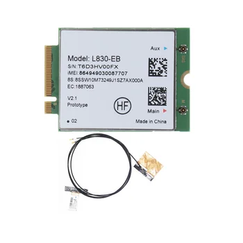 L830-EB 4G WiFi Карта + Антенный модуль для Thinkpad X280 T480 T580 P52S L480 L580 T490 T590 P53S T490S X390 L490