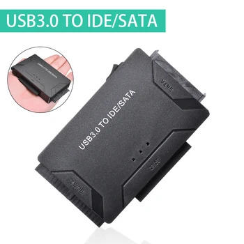 Mayitr 1 шт. Высококачественный USB-конвертер IDE SATA от 3,0 до 2,5/3,5 дюймов, портативный кабель-адаптер для внешнего жесткого диска, комплект кабелей