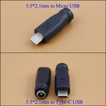 USB Type-C, Micro USB, штекер постоянного тока, Переходник для зарядного устройства, Разъем для аксессуаров для ноутбука, телефона, Прочные улучшения для дома