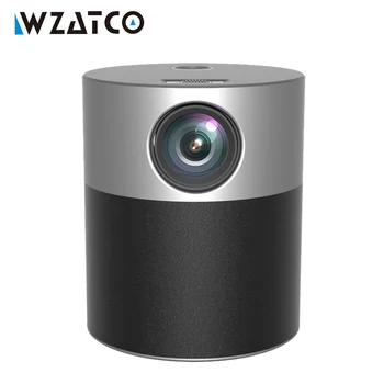 WZATCO Низкая цена E9 Мини-проектор Full HD 1920 * 1080P Портативный светодиодный проектор для видеоигр для домашнего кинотеатра