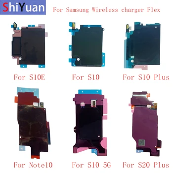 Беспроводное Зарядное Устройство Чип NFC Модуль Антенна Гибкий Кабель Для Samsung S8 S9 S9Plus S10 S10E S10Plus S20 + Примечание 8 9 10 Запасная Часть