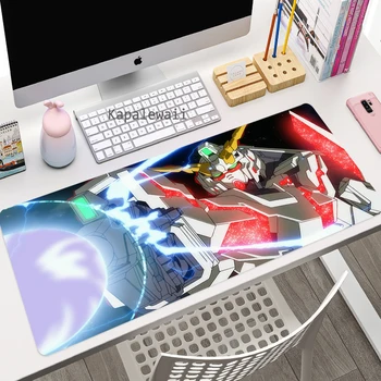 Большая мышь, Аниме-ковер, клавиатура, настольный коврик на стол геймера, Классные коврики Gundam, Компьютерный расширенный игровой коврик для мыши