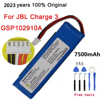 Высококачественная Оригинальная Сменная Батарея 7500 мАч Для JBL Charge 3 Charge3 GSP102910A CS-JML330SL Bluetooth Аудио Батарея + Инструменты