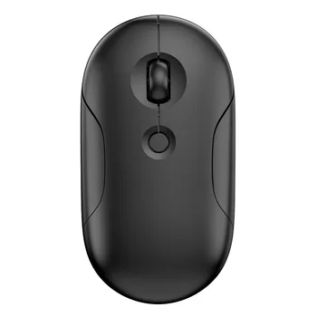 Двухрежимная зарядная мышь Bluetooth, Бесшумный игровой ноутбук G для девочек, Беспроводная черная бесшумная мышь для портативных ПК