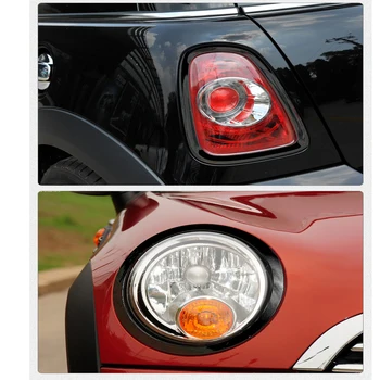 Декоративная рамка для автомобильных передних и задних фар 2шт для MINI Cooper R56 R57 R58 R59 Автомобильные Аксессуары Модификация внешней наклейки