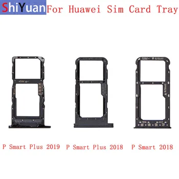 Детали лотка для карт памяти microSD, SIM-карты, держатель слота для SIM-карт, запасные части для Huawei P Smart 2018 Plus 2018 Plus 2019