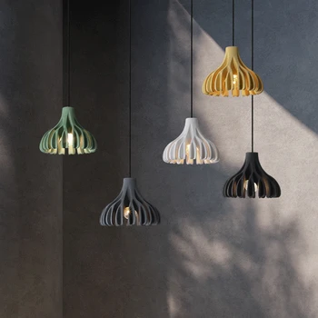 Дизайнерский подвесной светильник из смолы Macaron для кухни, гостиной, скандинавского эстетического декора комнаты, Люстра, реплика Осветительного прибора