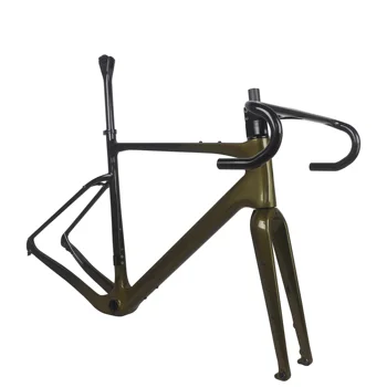Изготовленная на заказ краска для всего внутреннего кабельного диска xc велосипедная гравийная карбоновая рама GR044 Велосипедная фабрика прямая продажа