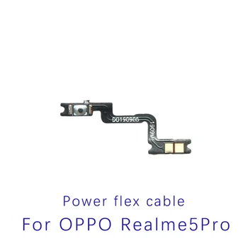 Клавиша включения Выключения звука, Кнопка регулировки громкости, гибкий кабель для OPPO Realme 5Pro, запасные части