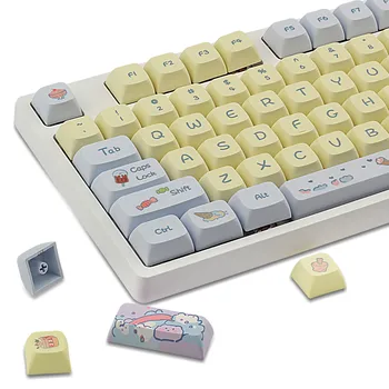 Колпачки для клавиш XDA из аниме PBT для механической клавиатуры Gateron Mx Switch Minecraft совместимы с клавишей 61/64/68/84/98/104
