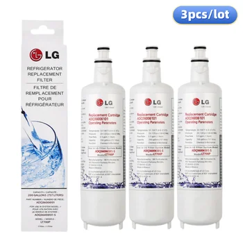 Комплект из 3 предметов для замены фильтра для воды в холодильнике LG LT700P для ADQ36006101, ADQ36006102, ADQ75795103, RWF1200A, Kenmore 9690, AGF80300801
