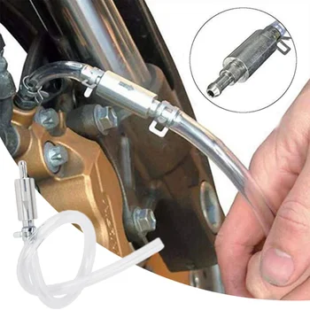 Комплект шлангов для замены тормозного масла мотоцикла Гидравлический Сливатель тормозной жидкости Масляный насос Адаптер Зажим для Шланга Инструмент для чистки