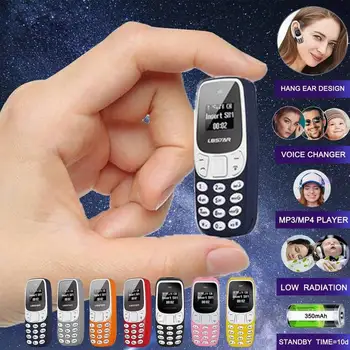 Мини-мобильный телефон L8star BM10, 2 SIM-карты, Bluetooth-наушники, Устройство для смены голоса, Номеронабиратель, Запись звука с низким уровнем излучения, Маленький мобильный телефон