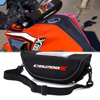 Навигационная сумка на руль мотоцикла, водонепроницаемая сумка для мобильного телефона Honda CB200X cb 200 x, сумка для хранения руля