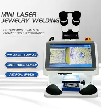 Новый дизайн YAG Mini 60W100W150W CCD Gold Silver Jewelry Лазерный сварочный аппарат