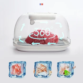 Новый Кухонный инструмент для размораживания мяса, коробка для замороженного мяса со сверхбыстрой пластиной для размораживания