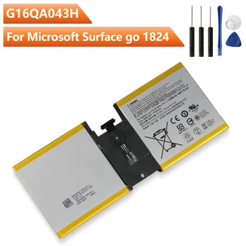 Оригинальная Сменная Батарея G16QA043H Для Microsoft Surface go 1824 Аутентичная Аккумуляторная Батарея 3411 мАч С Бесплатными инструментами