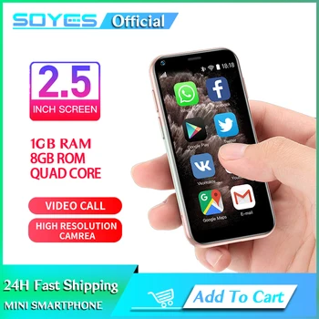 Оригинальный Мини-смартфон SOYES XS11 3G 1 ГБ ОЗУ 8 ГБ ПЗУ 2,5 