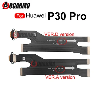 Порт зарядки для Huawei P30 Pro P30Pro USB-док-станция для зарядки, заглушка для кабеля, запасные части