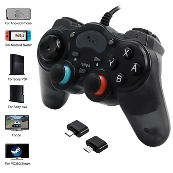 Проводной игровой контроллер для PS3/PS4/Switch/PC/Steam Консоли, Джойстик, геймпад, игровые аксессуары для джойстика