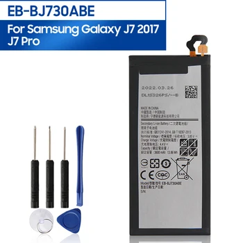 Сменный аккумулятор для телефона EB-BJ730ABE Для Samsung Galaxy J7 Pro J730F J730G J730DS J730FM J730GM J730K J7 2017 3600 мАч