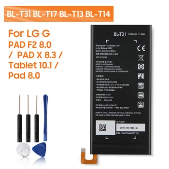 Сменный аккумулятор телефона BL-T31 BL-T17 BL-T13 BL-T14 для LG G Pad 8,0 G PAD F2 8,0 tab-PX G PAD X 8,3 G Tablet 10,1