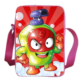 Сумка-мессенджер SuperThings, нейлоновая школьная сумка, рюкзак, Мультяшная сумка, Мини-школьная сумка, сумка для телефона, Mochila