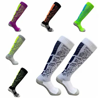 Футбольные носки, Чулки, мужские спортивные тренировочные силиконовые нескользящие утепленные спортивные носки с полотенцем, гольфы до колена