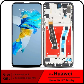 3 шт./5 шт./10 шт. Для Huawei honor 9X ЖК-дисплей STK-LX1 STK-L22 Сенсорный экран Дигитайзер В сборе запчасти