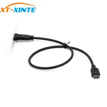 XT-XINTE USB 3.1 Разъем на передней панели типа E от штекера к USB-C, Тип C, кабель расширения материнской платы, Компьютерный разъем 50 см