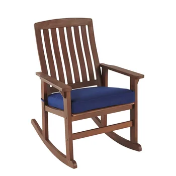 Кресло-качалка Better Homes & Gardens из дерева Delahey, коричневая отделка