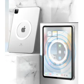 Магнитный чехол Magsafe Smart Cover для iPad Pro 11 12,9 дюймов, Прозрачный Чехол для iPad 10th Air 10,2 10,9 (Подходит для холодильника)