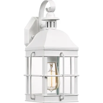 Настенные фонари Riley 1-Light White Lustre с подсветкой Rgb для 