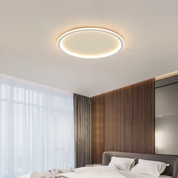 Простая лампа для спальни ZK50, лампа для гостиной, Круглая ультратонкая светодиодная потолочная лампа, потолочные декоративные лампы для ресторана