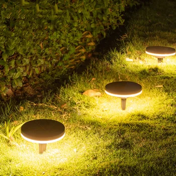 Украсьте свой двор этими водонепроницаемыми светодиодными лампами для газона, садовыми фонарями